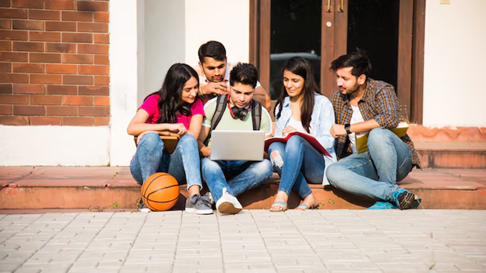 Students learning